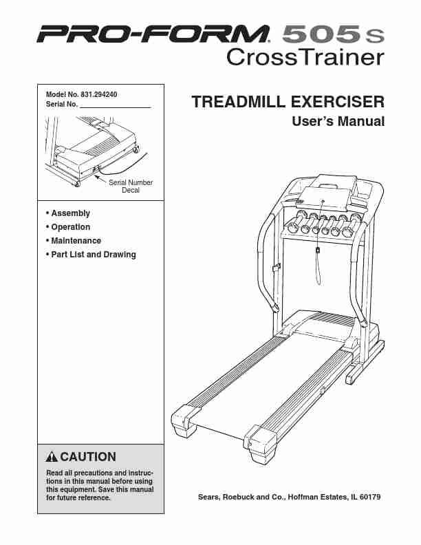 ProForm Treadmill 505s-page_pdf